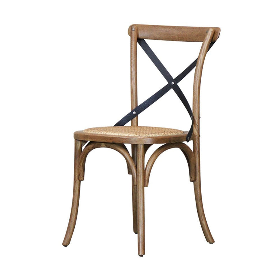 Provincial Metal Crossback Dining Chair