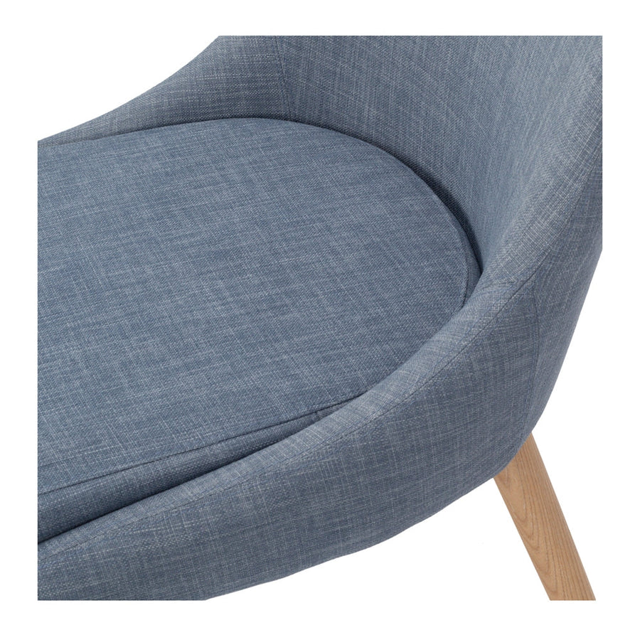 Fjord Blue & Natural Ash Dining Chair