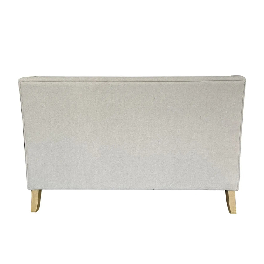 Modern Farmhouse Beige Two Seater Couch