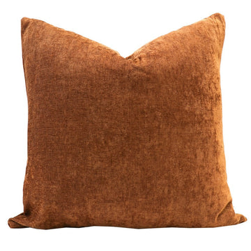 Large Velvety Cushion - Copper