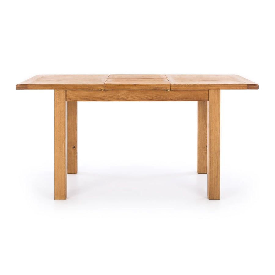 Rustic Oak Extension Dining Table - 1.2 Metres (Extends to 1.65m)