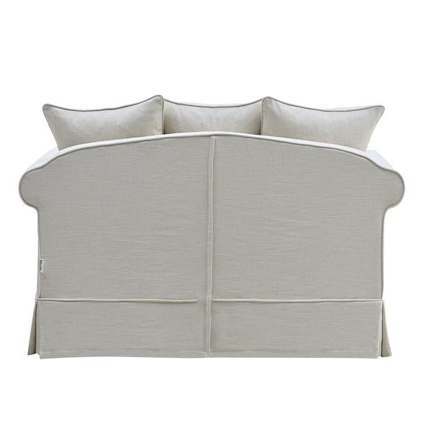 Classic Ivory Two Seater Sofa
