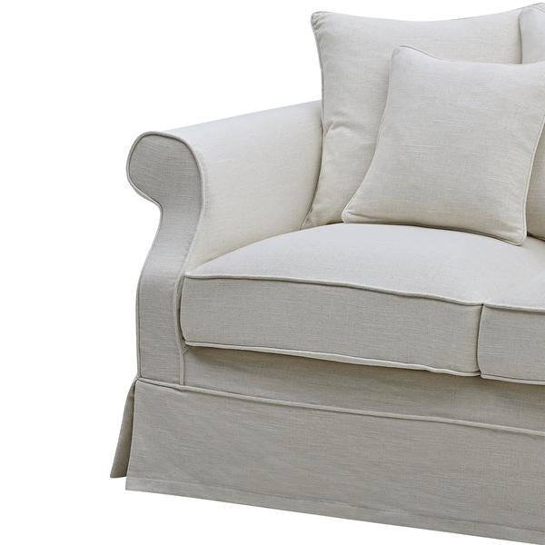 Classic Ivory Two Seater Sofa