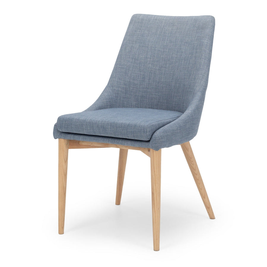 Fjord Blue & Natural Ash Dining Chair