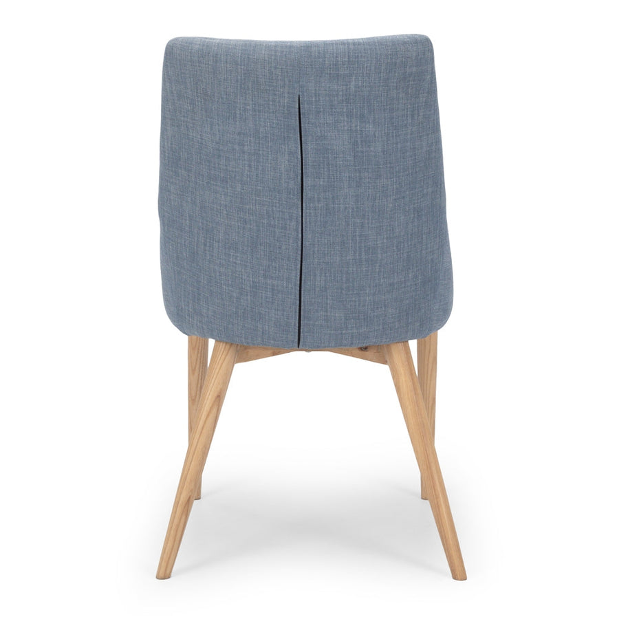 Fjord Blue & Natural Ash Dining Chair