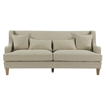 Hamptons Beige Three Seater Couch