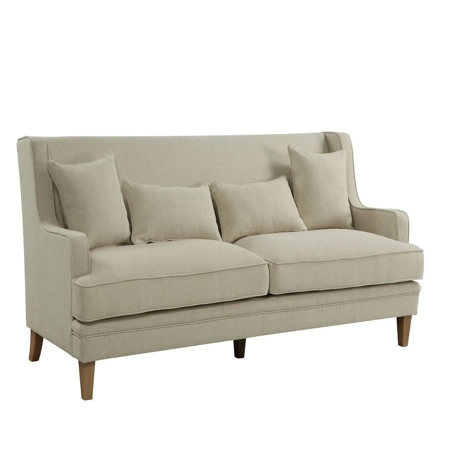 Hamptons Beige Three Seater Couch