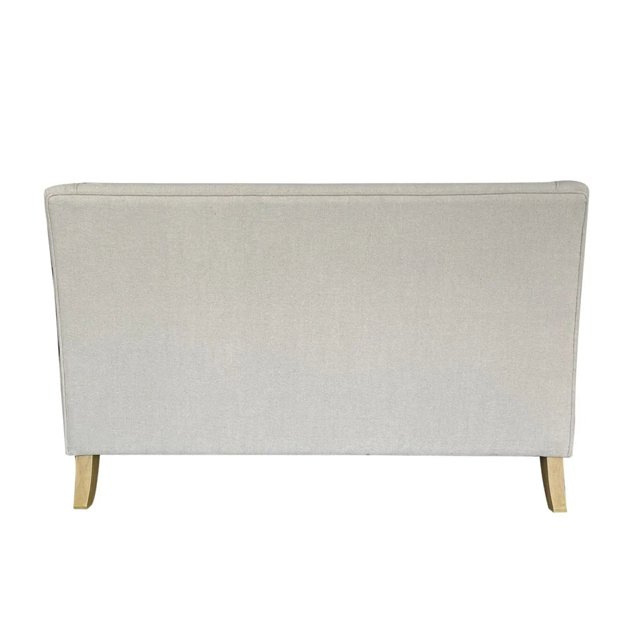 Hamptons Beige Two Seater Couch