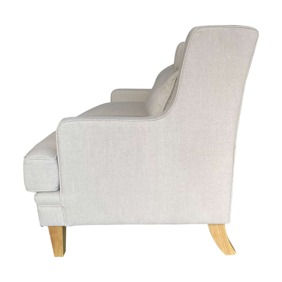 Hamptons Beige Two Seater Couch