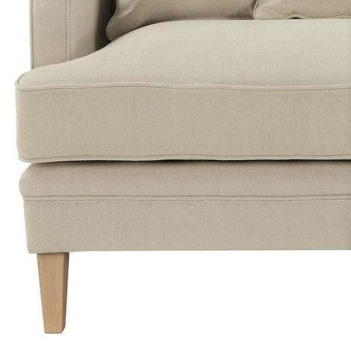 Hamptons Beige Two Seater Couch