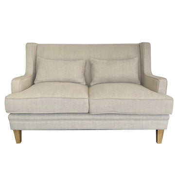 Hamptons Beige Two Seater Couch