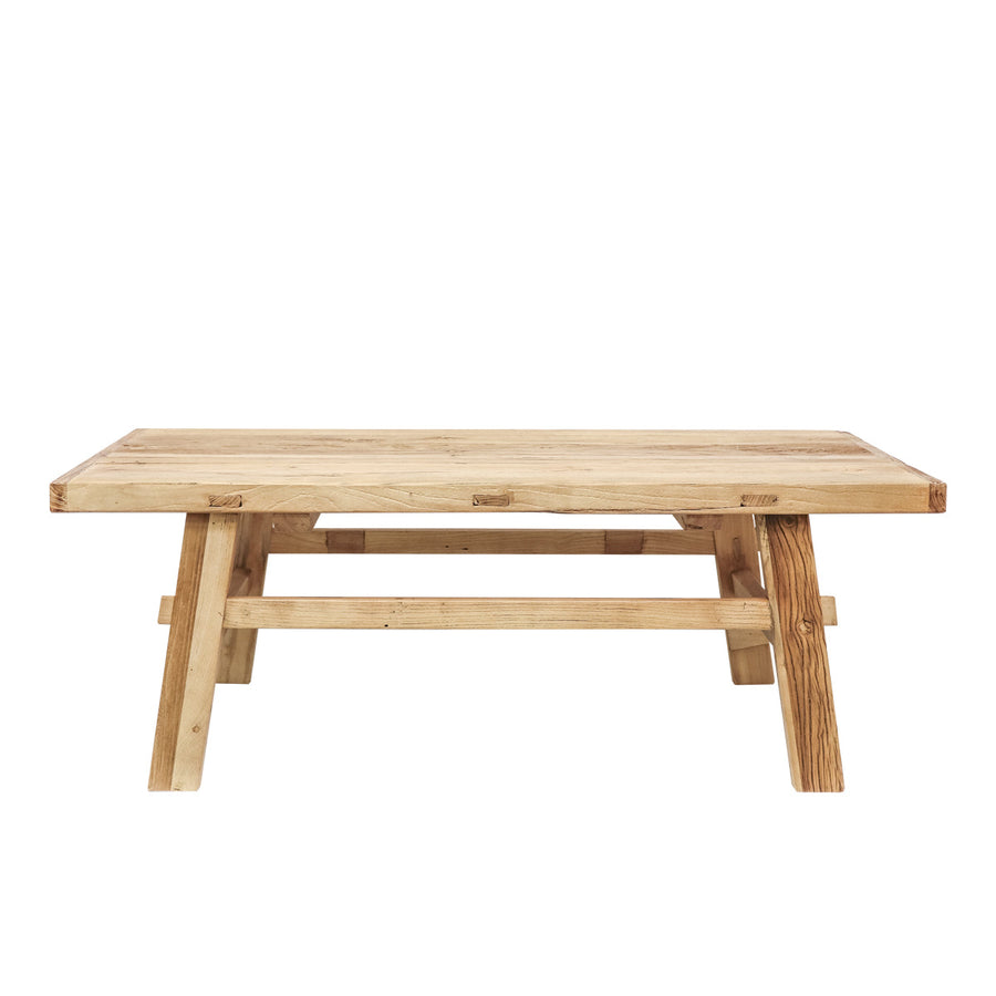 Handmade Peasant Rectangular Coffee Table - Natural