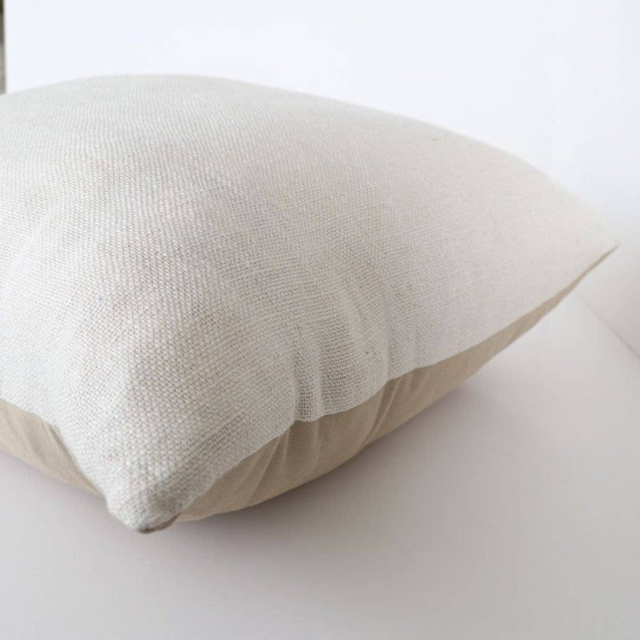 Ivory Woven Cushion