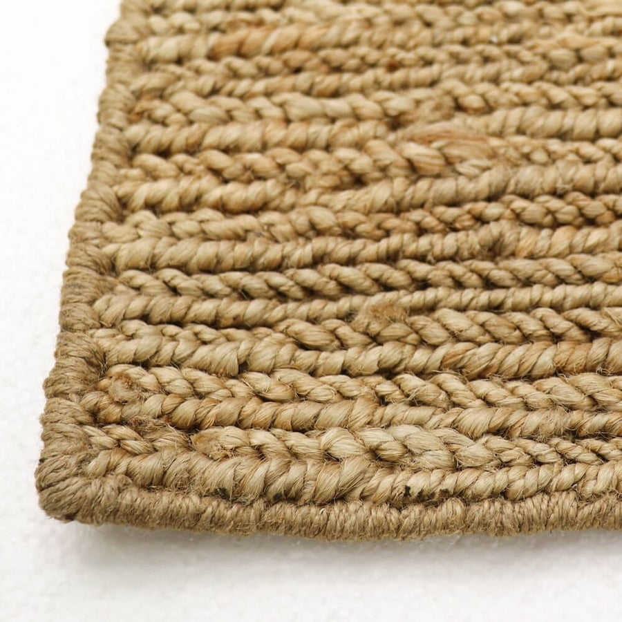 Jute Floor Runner - Natural - 0.8m x 3m