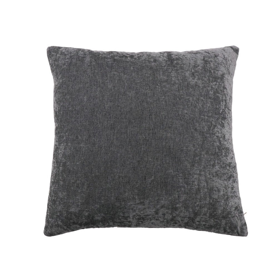 Large Velvety Cushion - Steel Grey