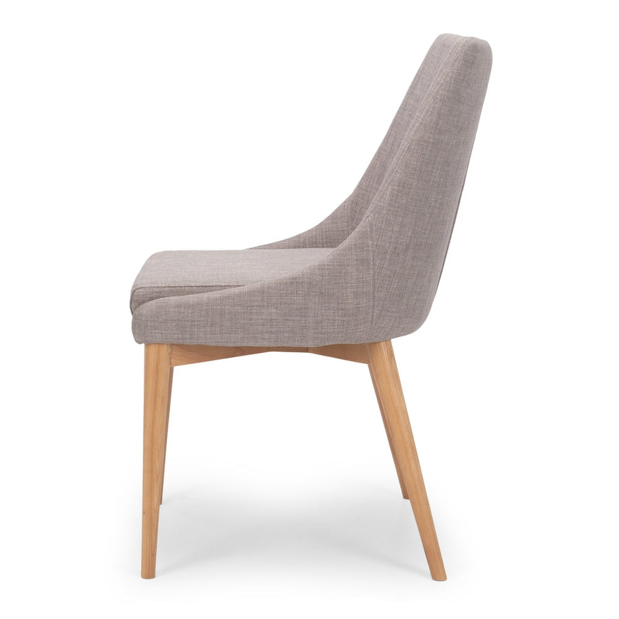 Light Grey & Natural Ash Dining Chair