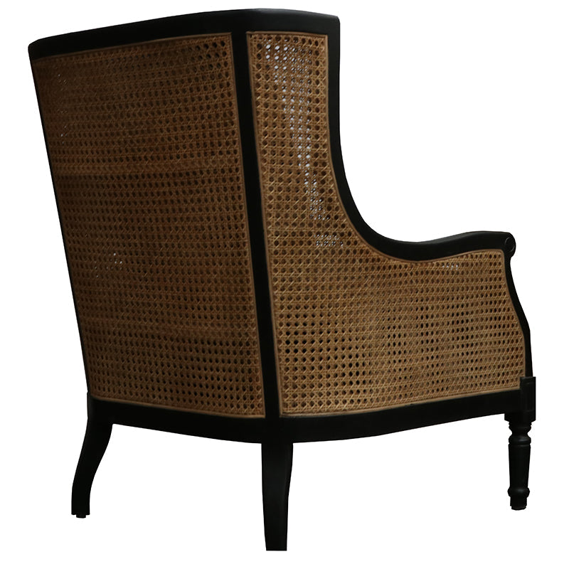 Monte Carlo Rattan Armchair - Black