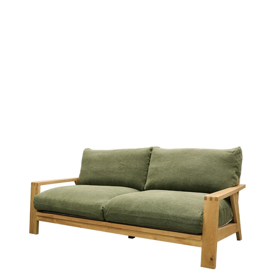 Riviera Three Seater Sofa - Green