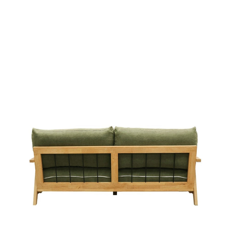 Riviera Three Seater Sofa - Green