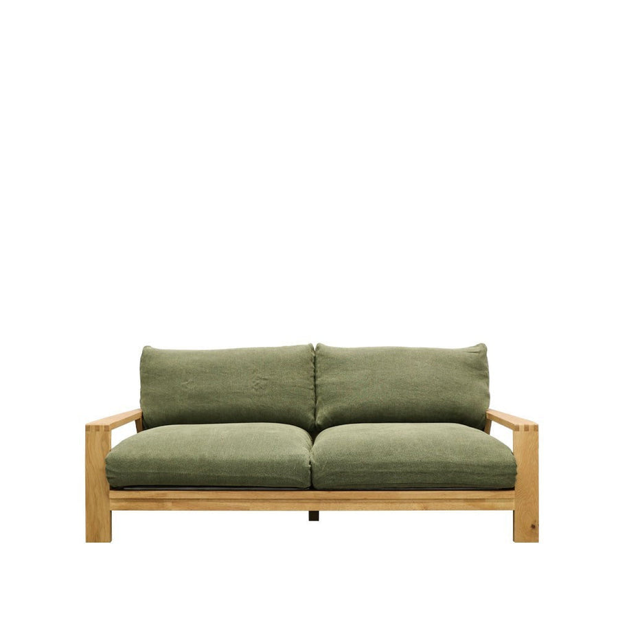 Riviera Three Seater Sofa - Green