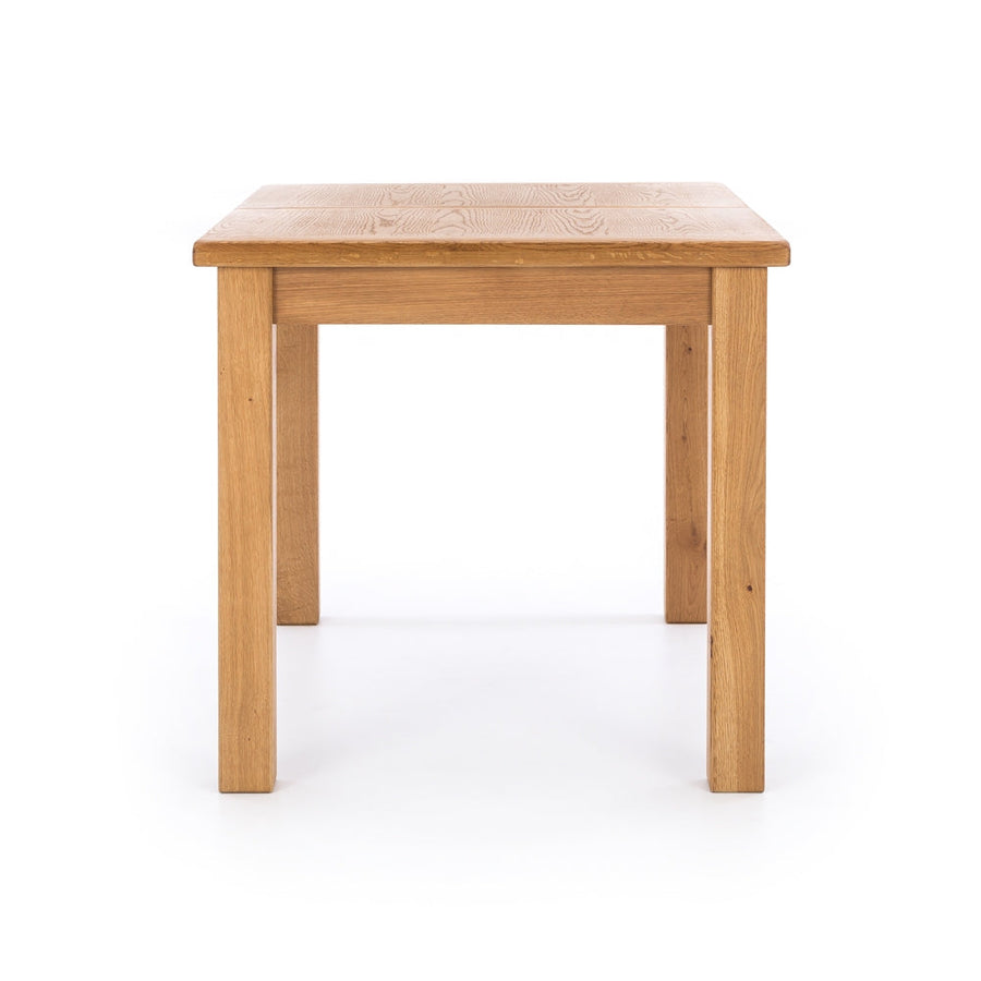 Rustic Oak Extension Dining Table - 1.2 Metres (Extends to 1.65m)