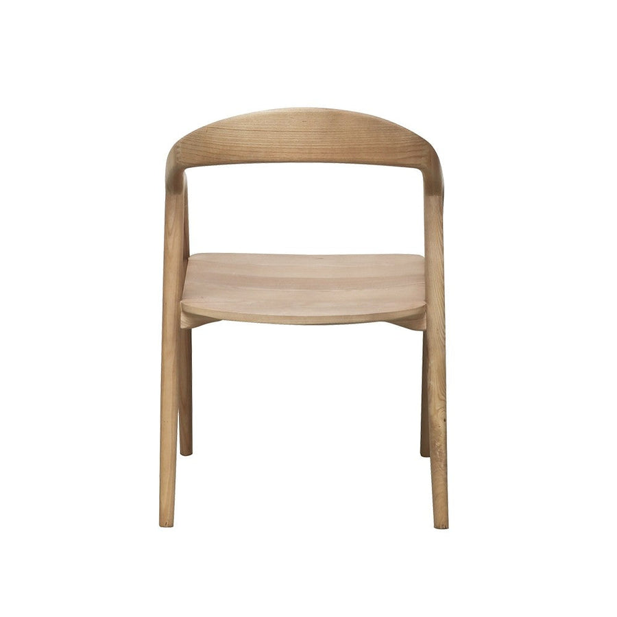 Sculpted Ash Dining Chair - Natural