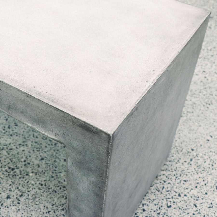 Sculptural Concrete Dining Bench - 1.60 Metres