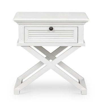 Malibu White Side Table