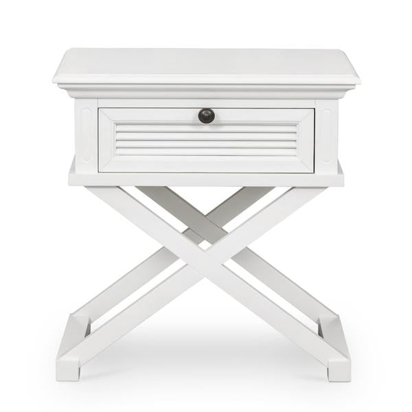 Malibu White Side Table