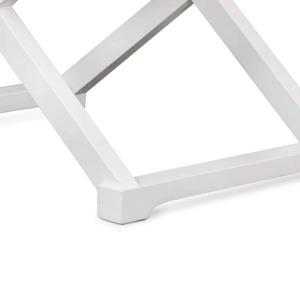 Malibu White Side Table