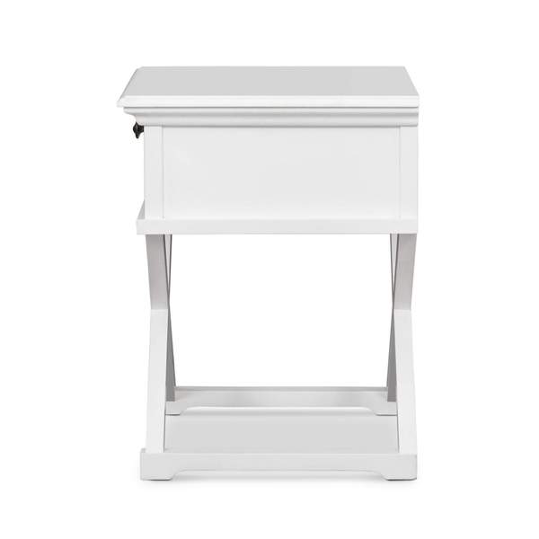 Malibu White Side Table