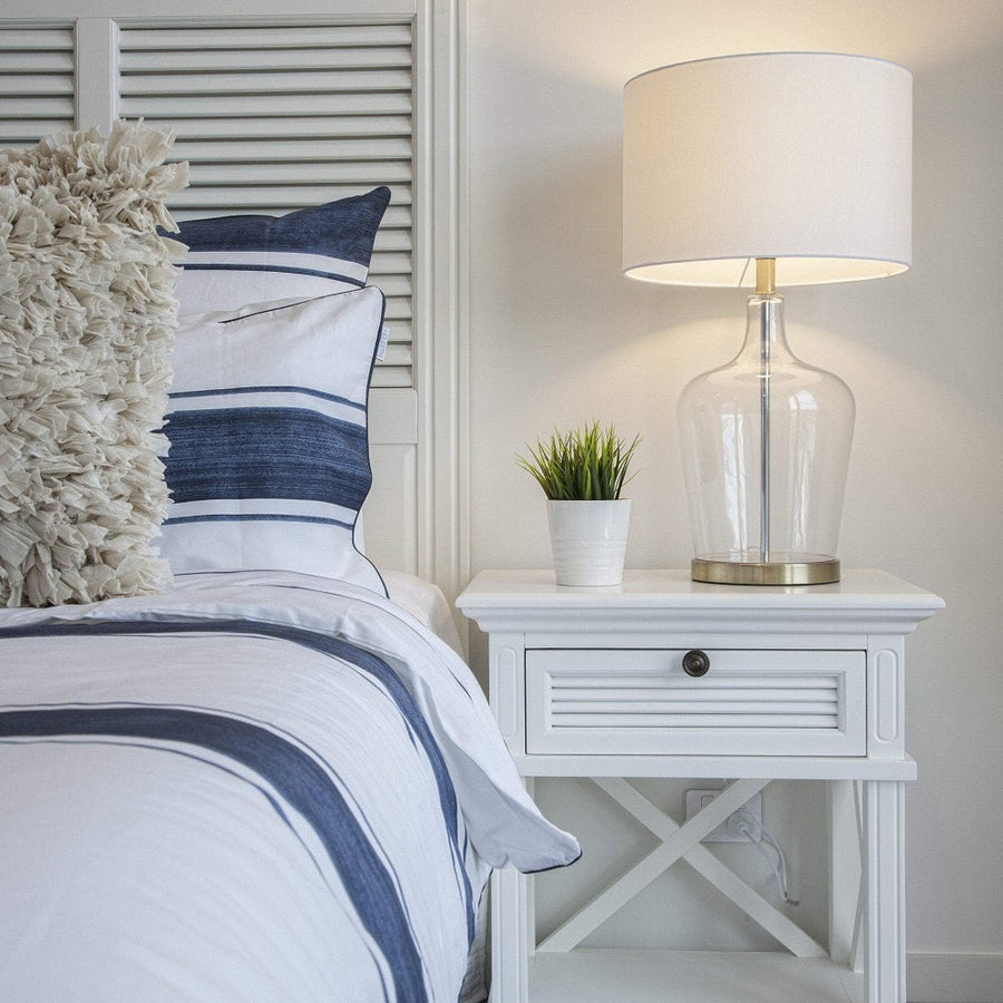 Malibu White Headboard - Queen.